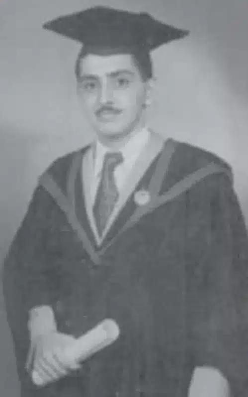 Fali Sam Nariman picture from the time when he was young