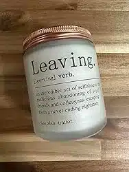 Funny Going Away Gift - Lavender Scented Candles