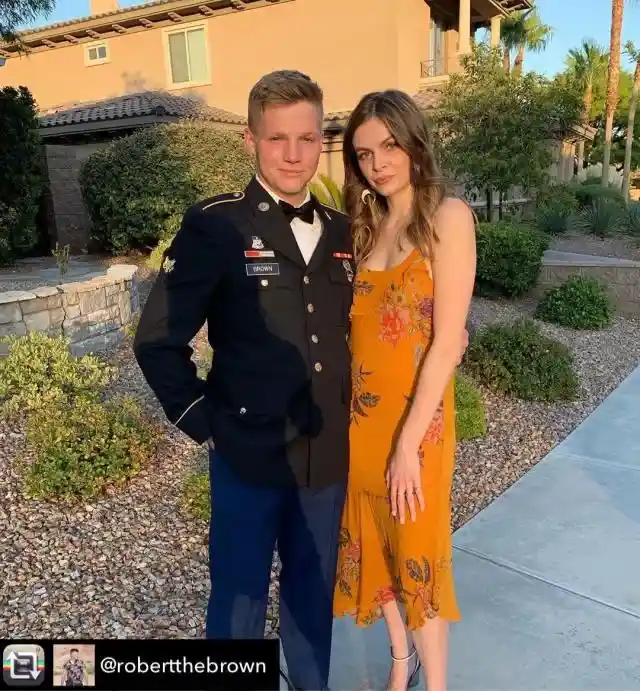 Photo of Garrison Brown with his ex Girlfriend Kylie Marshall