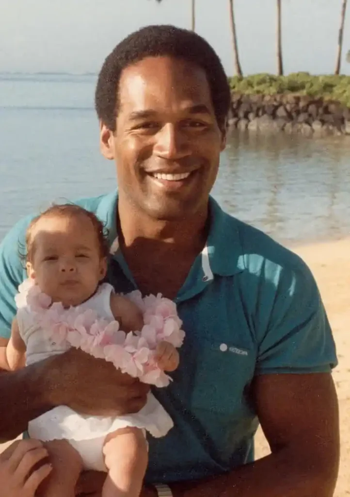 1986 picture of OJ Simpson with his daughter, Sydney Brooke