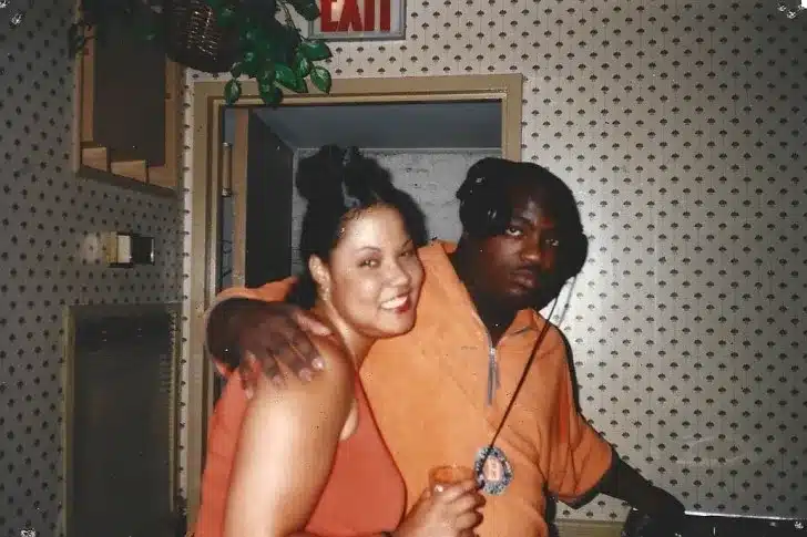 DJ Mister Cee's old picture with an unknown lady