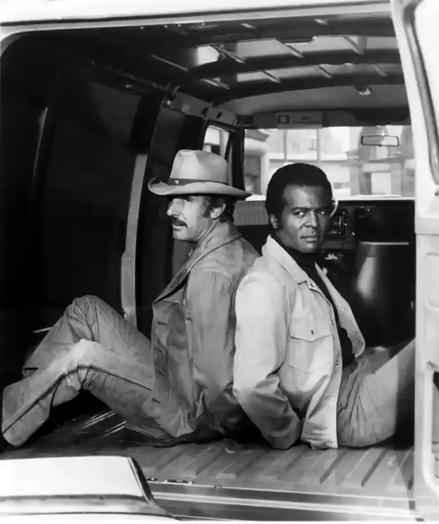 Mr. Carter (right), on “McCloud” as the sidekick to Deputy Marshal Sam McCloud, played by Dennis Weaver