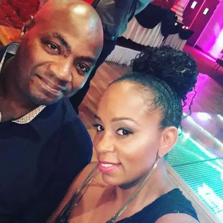 Photo of Mister Cee with his sister Cicely