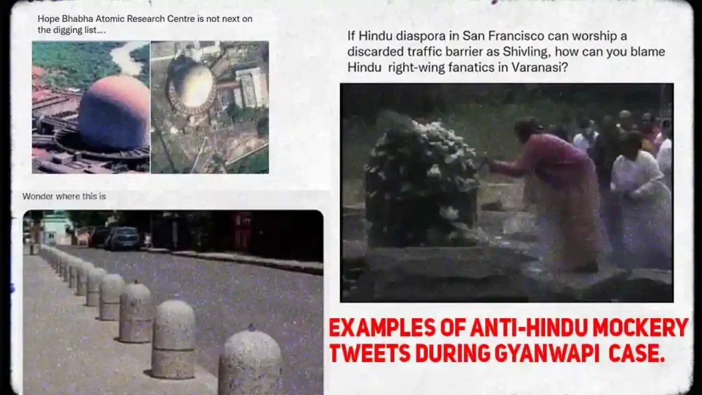 Anti-Hindu social media posts during the Gyanvapi case