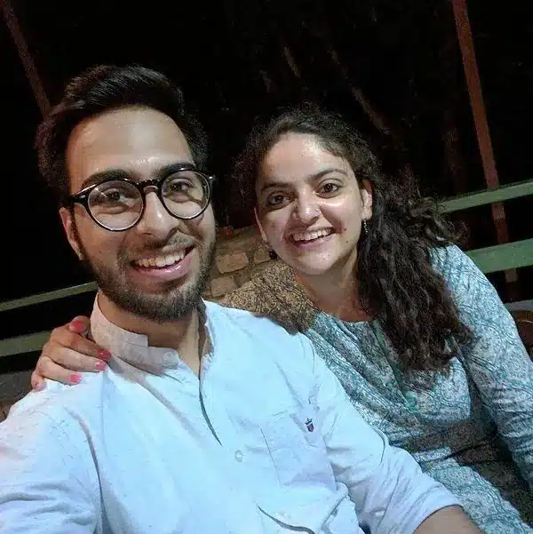 Photo of Tanya Maniktala's brother Abhijeet Maniktala and sister Sanya Maniktala