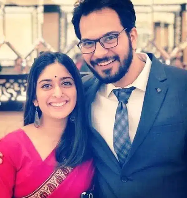 Photo of Tanya Maniktala with Her Brother Abhijeet Maniktala