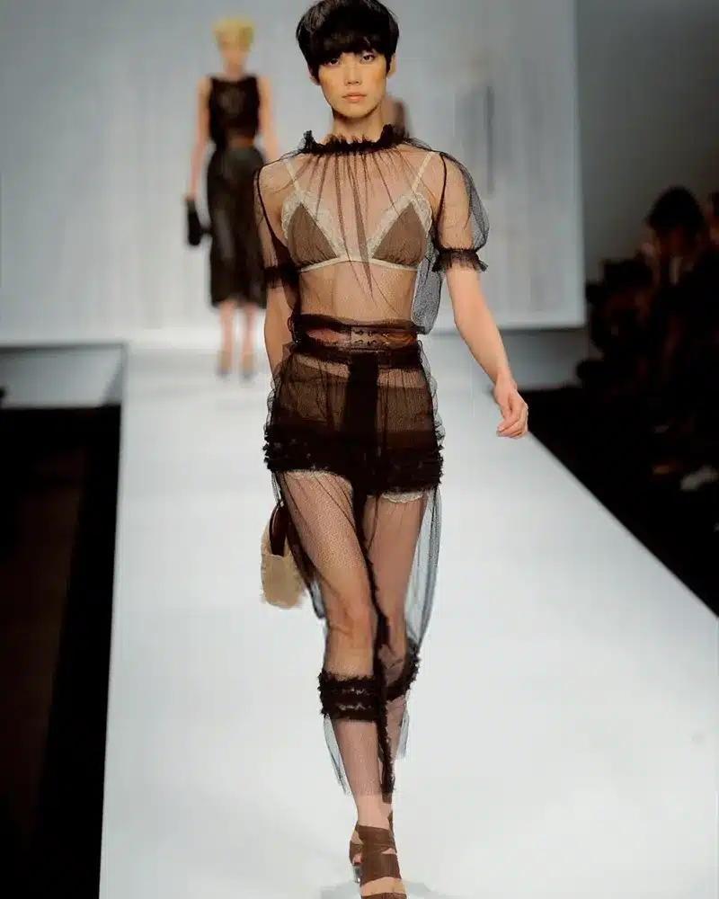 Photo of Tao Okamoto in bikini & high heels